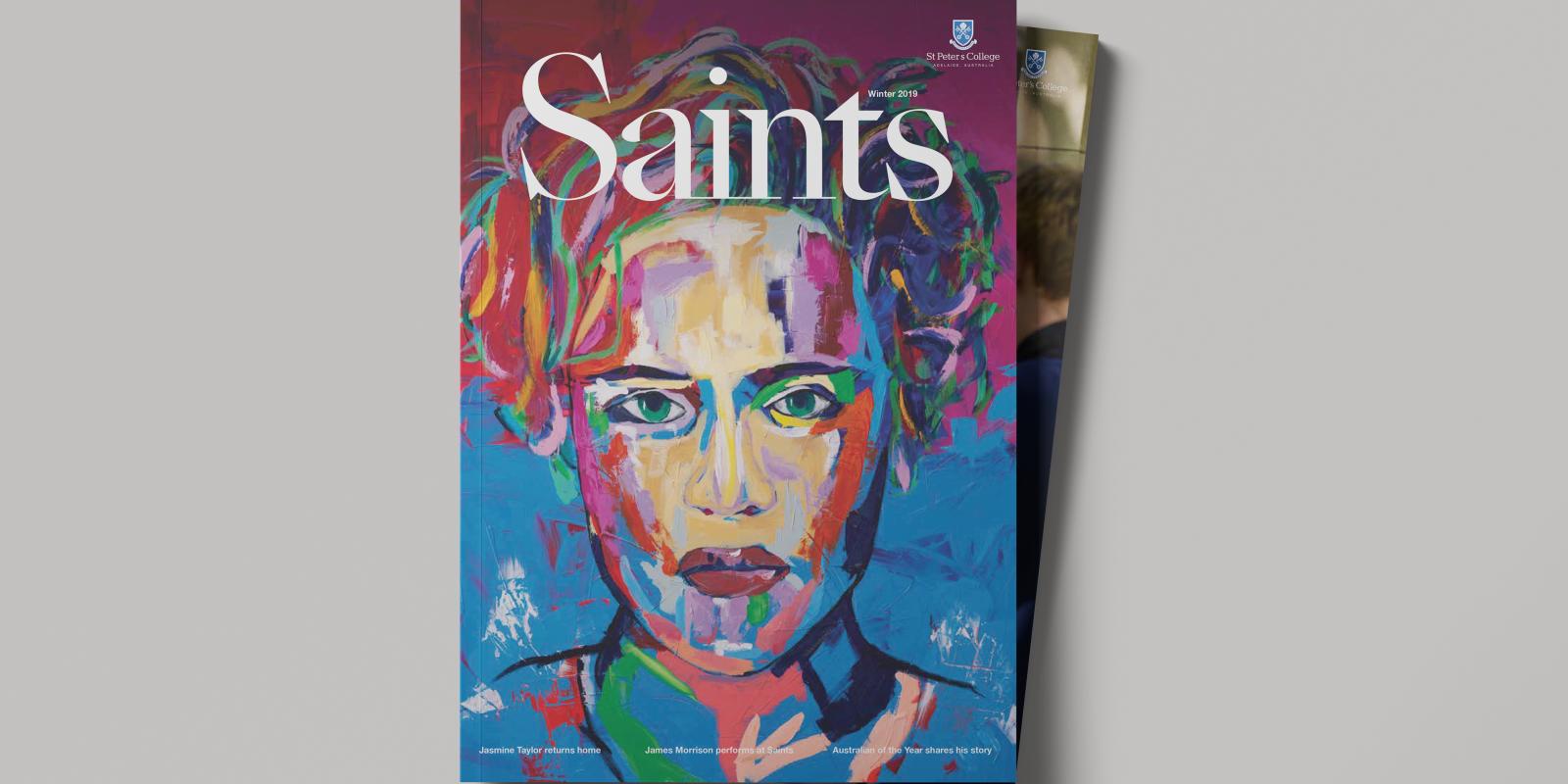 St Peters College Saints Magazinedesign