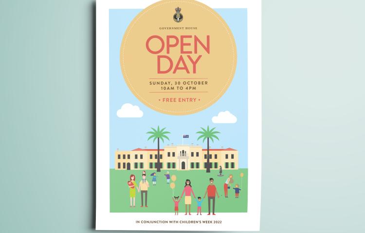 Gov House Childrens Open Day Flyerdesign